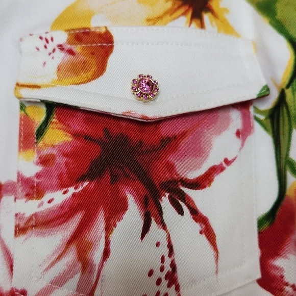 St Jhon Sport‎ Floral Women's Jacket Size S